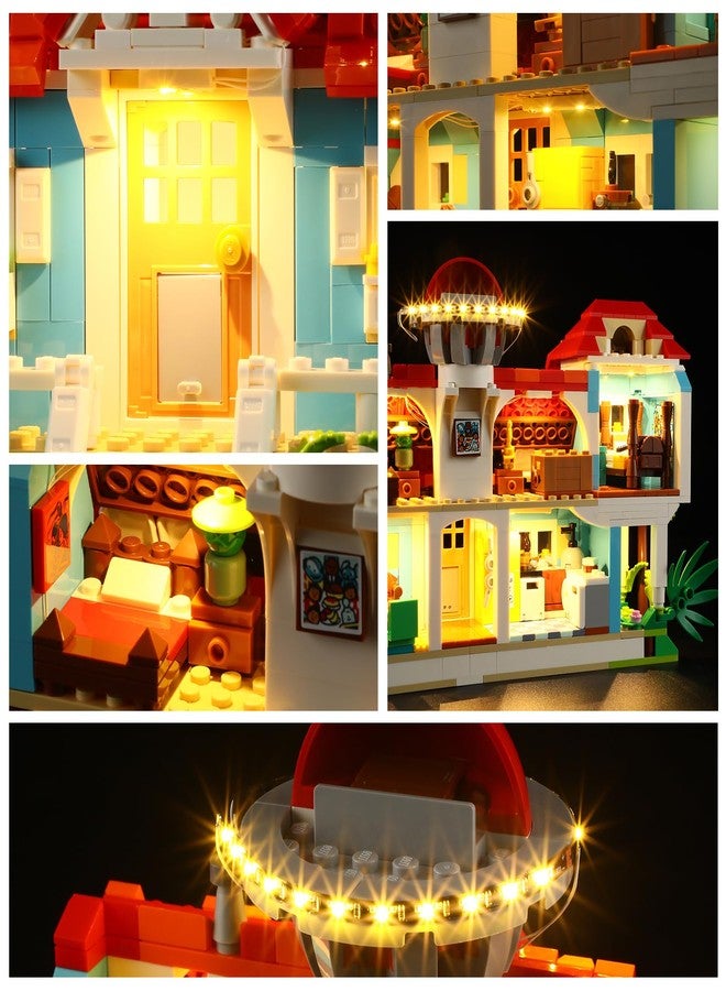 YEABRICKS LED Light for 43268 Disney Lilo and Stitch Beach House Building Blocks Model (Building Set NOT Included) - Image 4